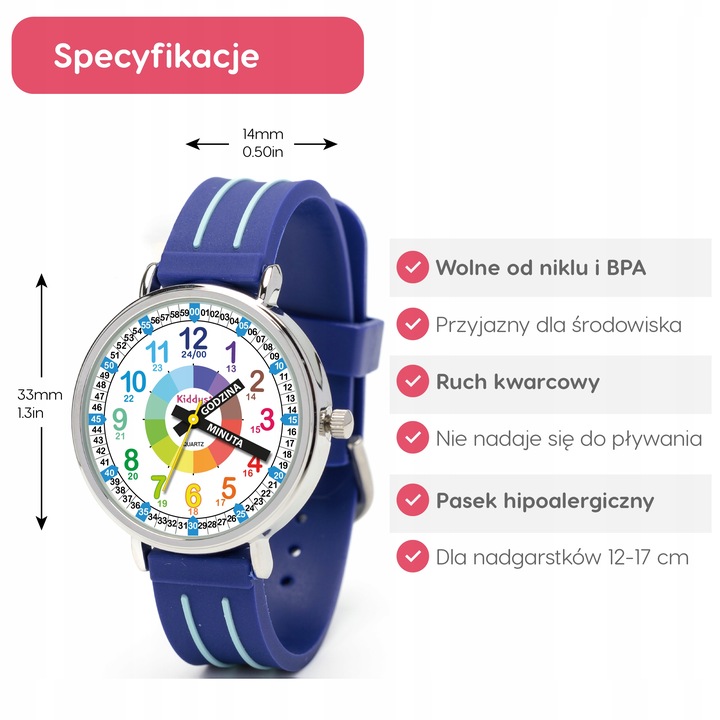 Kiddus Nauczyciel Czasu Polski Niebieski