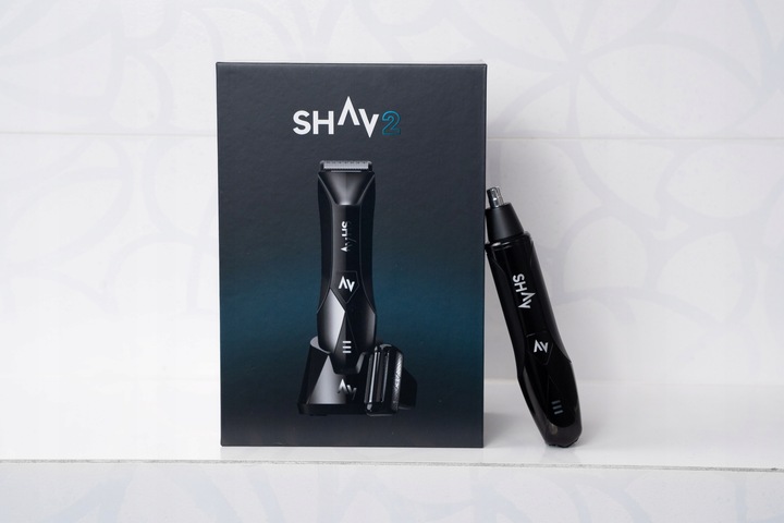 Shav 2 Trymer do Nosa i Uszu Strzyżenie i Golenie Włosów | Idealny Prezent
