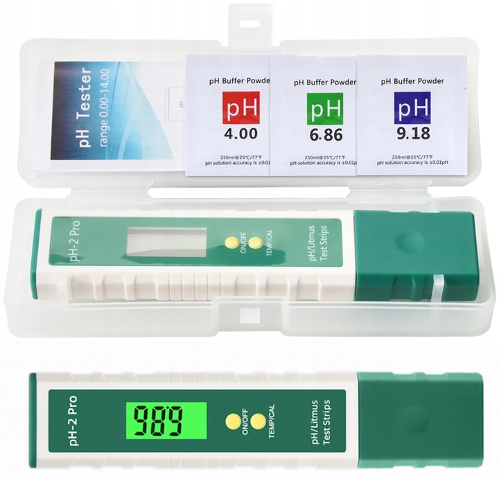 MIERNIK pH METR TESTER BUFORY WODY AUTOKALIBRACJA
