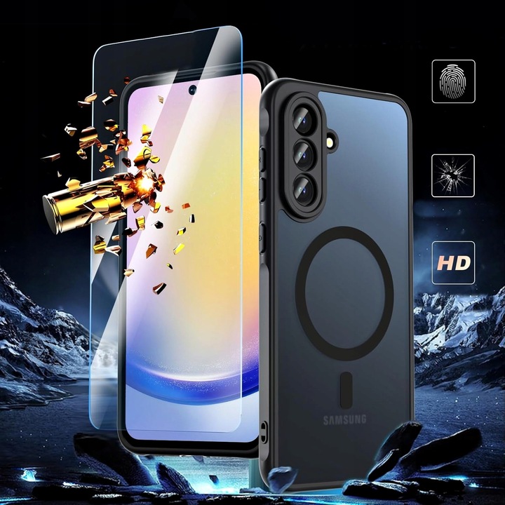 Etui do SAMSUNG A56 5G do MagSafe MATT CASE OCHRONA APARATU + SZKŁO