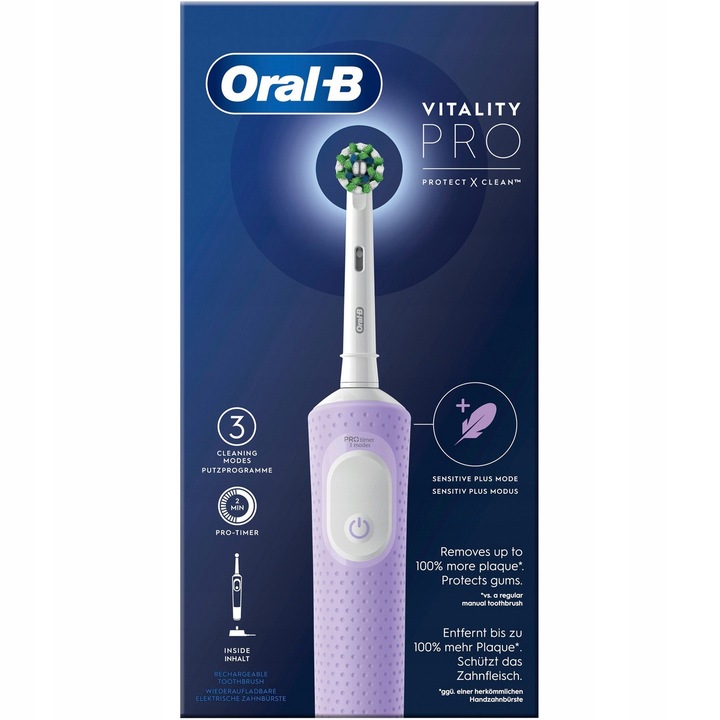 SZCZOTECZKA ELEKTRYCZNA ORAL-B DO ZĘBÓW VITALITY D103 PRO 3 TRYBY