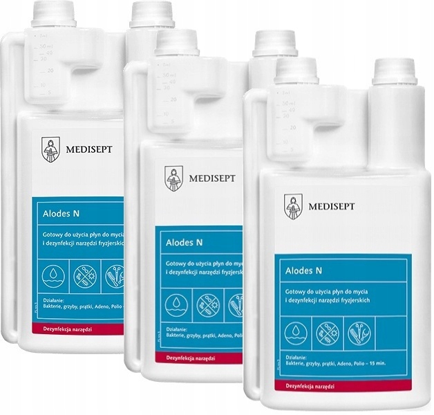 Alodes płyn do dezynfekcji narzędzi 3 x 1 litr