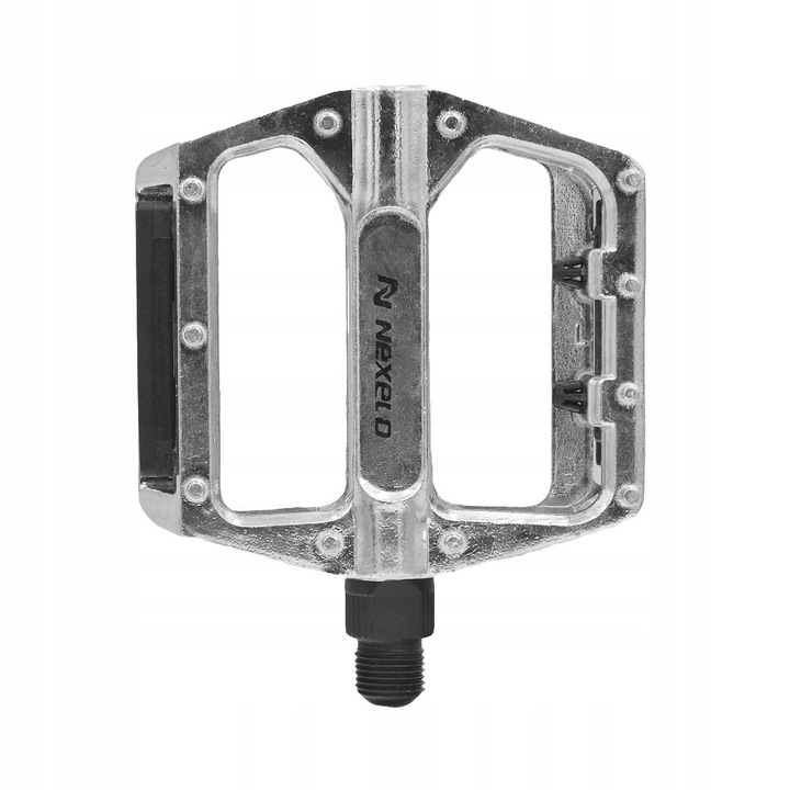 PEDAŁY ROWEROWE MTB BMX ALUMINIOWE Z ODBLASKAMI DO ROWERU SREBRNE