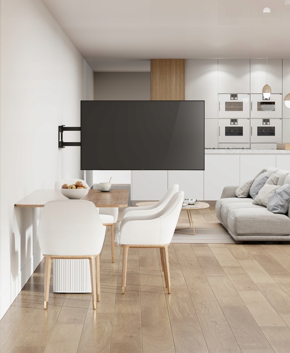 Uchwyt TV Dlugie ramie 85cm Wieszak do Telewizora 32-64 cale narożny