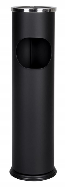 POPIELNICA POPIELNICZKA ZEWNĘTRZNA STOJĄCA KOSZ NA ŚMIECI ŚMIETNIK METALOWY