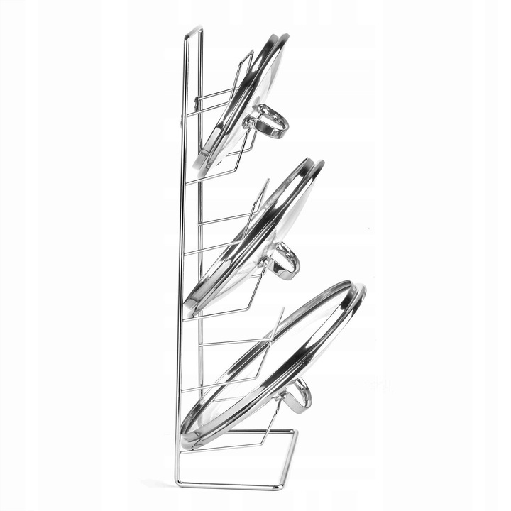 STOJAK NA POKRYWKI OD GARNKÓW PATELNI WIESZAK