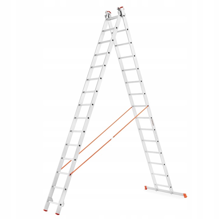 Drabina aluminiowa 3x15 HIGHER 150kg wielofunkcyjna PROFESJONALNA