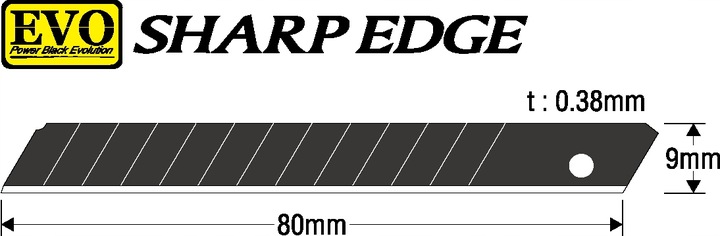 Nóż segmentowy 9mm KDS Japan S-11B Slim Silver