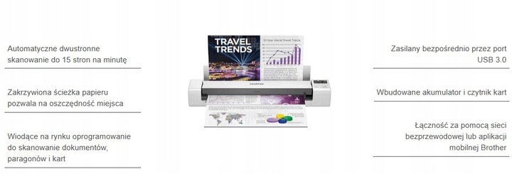 Skaner do dokumentów Brother DS-940DW DS940 Wifi
