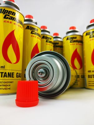 ZESTAW PALNIK 360 NA KARTUSZE LUTLAMPA OPALARKA + 4x GAZ ALPEN CAMPING