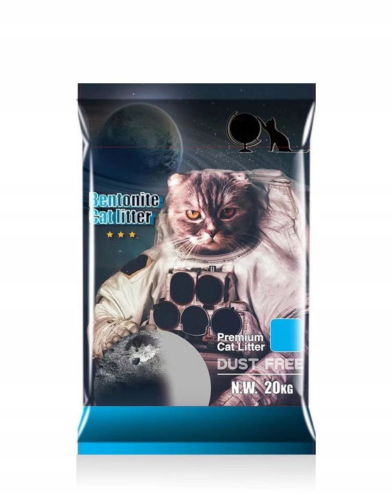 Żwirek dla kota betonitowy bentonitowy 25L bezzapachowy