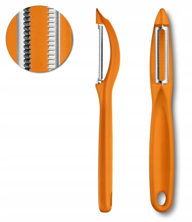 Victorinox 7.6075.9, obieraczka, dwukierunkowe ostrze ruchome, ząbkowane