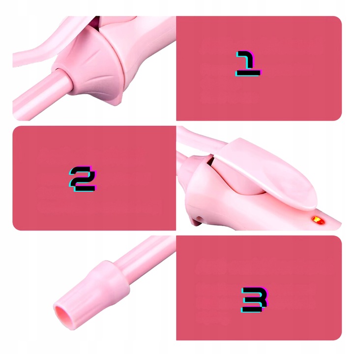 LOKÓWKA do włosów do KRĘCENIA loków szybkie nagrzewanie bez uszkodzeń