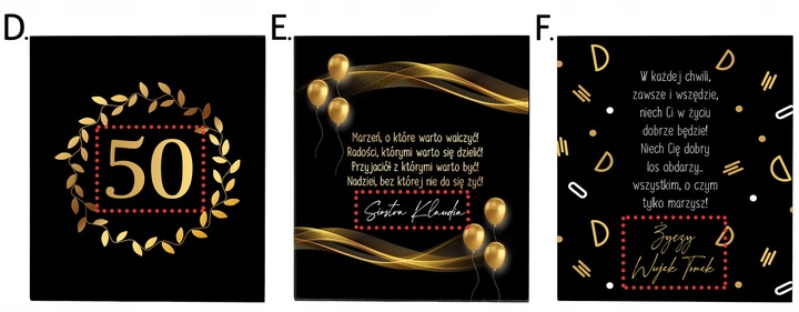 PREZENT NA 30 40 50 60 70 URODZINY ZASTRZYK GOTÓWKI