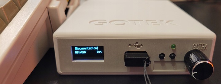 Emulator Stacji dyskietek Gotek w obudowie OLED Encoder do Amiga