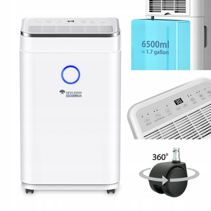 Osuszacz powietrza MYCOND Roomer Smart 25L/24h (Wi-Fi, Timer,