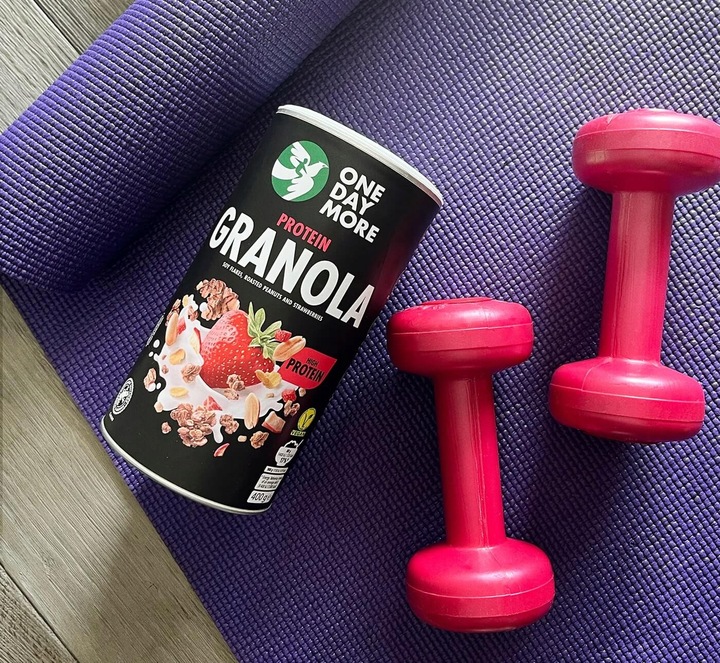 Granola Proteinowa 400g | 28g białka | dla aktywnych | One Day More