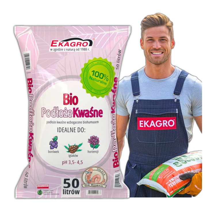 Torf Kwaśny Podłoże z EKO Nawozem BORÓWKA IGLAKI