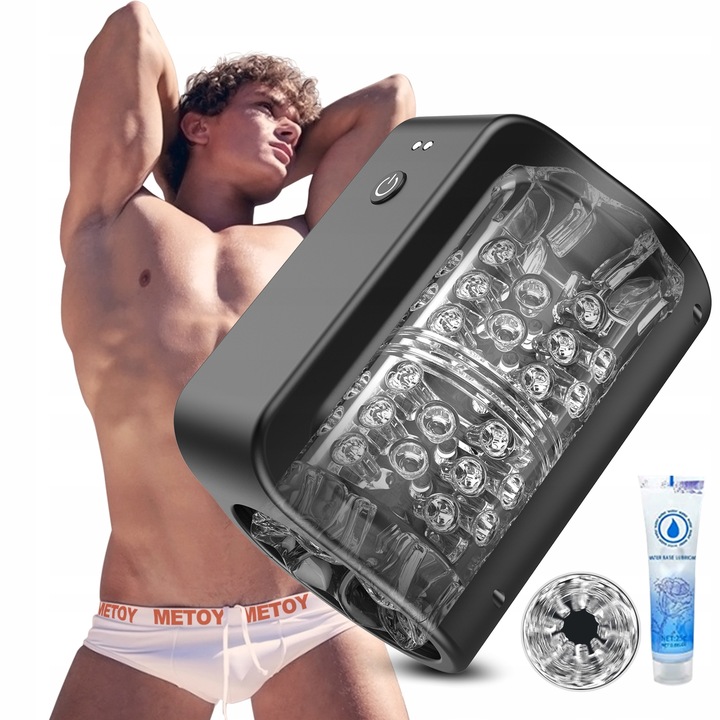 męski automatyczny masturbator posuwisty 7 funkcjami obracania i wkładania