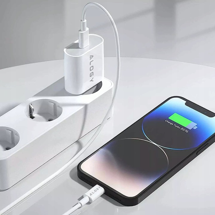 ŁADOWARKA SZYBKA USB C 20W +KABEL LIGHTNING DO IPHONE 12 13 14 PRO MAX PLUS