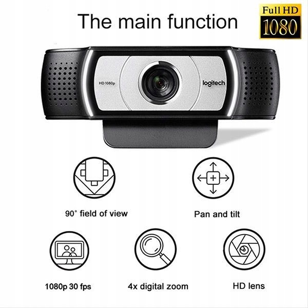 Kamera Logitech HD Pro Webcam C930e 960-000972