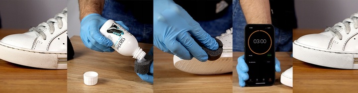 ZESTAW DO CZYSZCZENIA BIAŁYCH BUTÓW SNEAKERSÓW 5W1