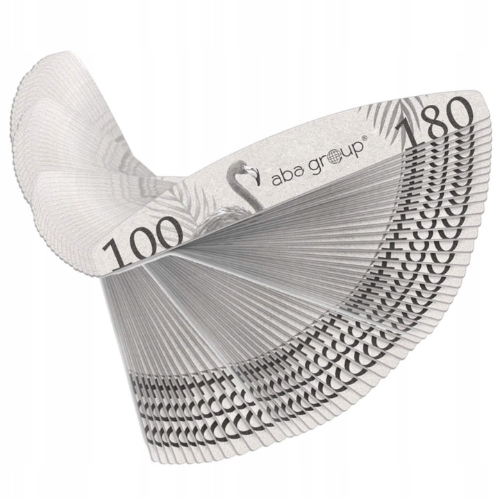 Aba Group Pilnik do Paznokci Półksiężyc 100/180 Standard 100 sztuk