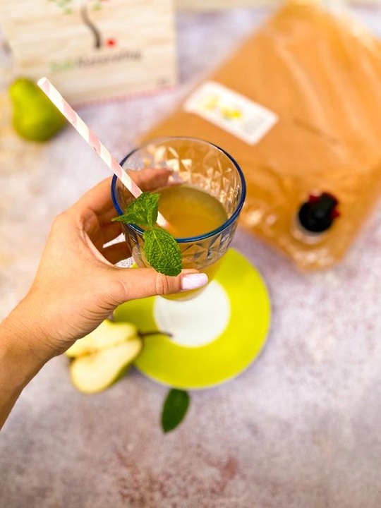 Sok JABŁKO GRUSZKA TŁOCZONY NATURALNY 100%NFC 5L