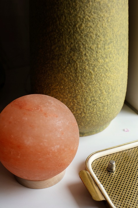 Lampa solna kula z podstawką LATKOWSKI