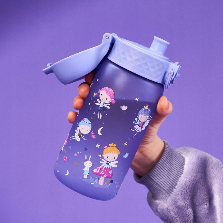 BUTELKA BIDON NA WODĘ DLA DZIEWCZYNKI FIOLET WROŻKA CZARODZIEJKA ION8 0,35