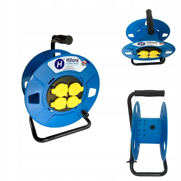 Pusty bęben na przedłużacz, zwijak 15m