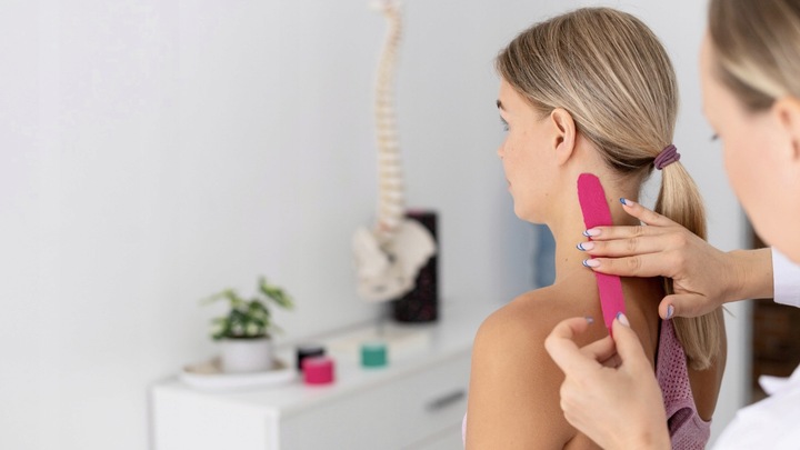 4x TAŚMA KINEZJOLOGICZNA ZESTAW TEJP TAPING TEJPY 5cm 5m