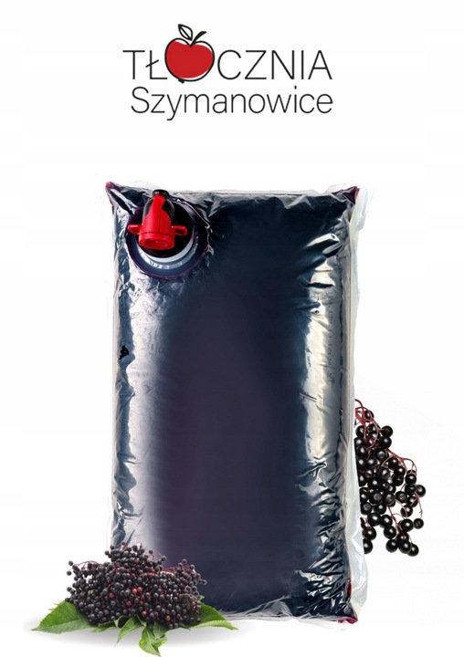 Sok z Czarnego bzu 100% Tłocznia Szymanowice 2l NFC Sok Czarny Bez