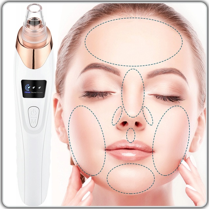 ELEKTRYCZNY PRZYRZĄD ODKURZACZ DO WĄGRÓW PRYSZCZY ZASKÓRNIKÓW 15w1