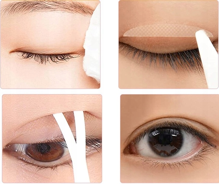 PLASTRY NA OPADAJĄCE POWIEKI TASIEMKI KORYGUJĄCE NIEWIDOCZNE S/M/L 600SZT