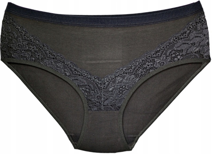 MAJTKI damskie bawełniane KORONKOWE BAWEŁNA figi rozmiar 3XL x 6 sztuk