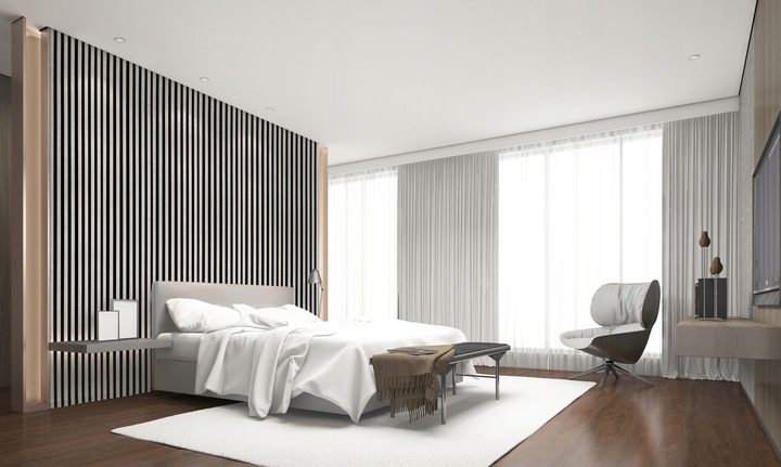 Lamele ścienne, akustyczne 54x260 cm na czarnym filcu Dąb i inne