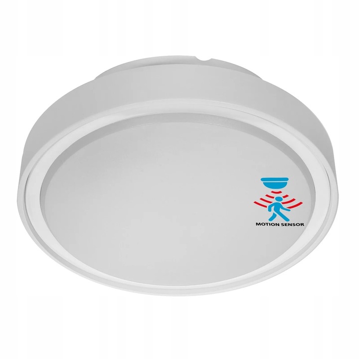 Plafon Lampa sufitowa z czujnikiem ruchu i zmierzchu 2xE27 Zewnętrzny