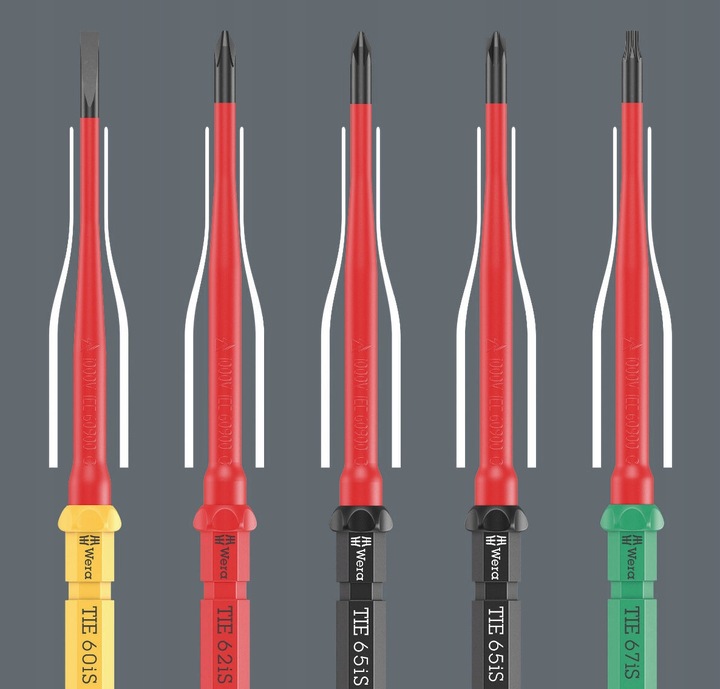 WERA wkrętaki izolowane VDE Kraftform Kompakt 26 sztuk 05006617001