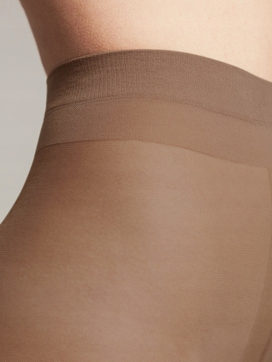 Rajstopy damskie z połyskiem Conte PRESTIGE 70 DEN grube brązowe rozmiar 3