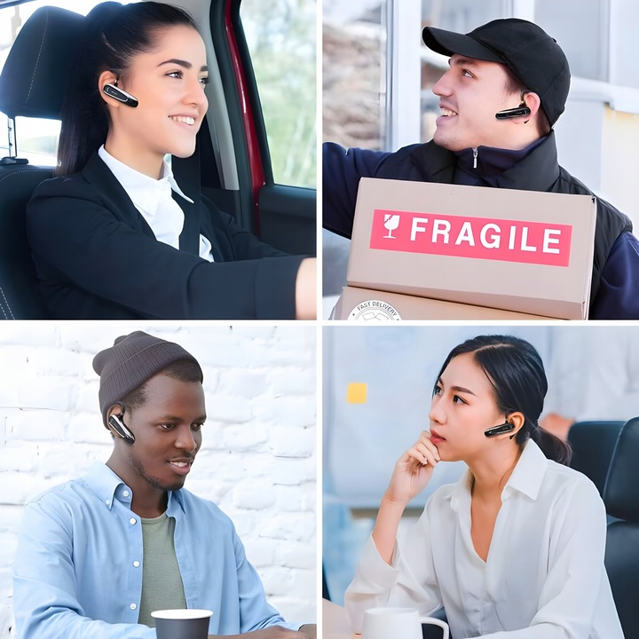 BEZPRZEWODOWA SŁUCHAWKA DO ROZMÓW DO UCHA BLUETOOTH MIKROFON DLA KIEROWCÓW