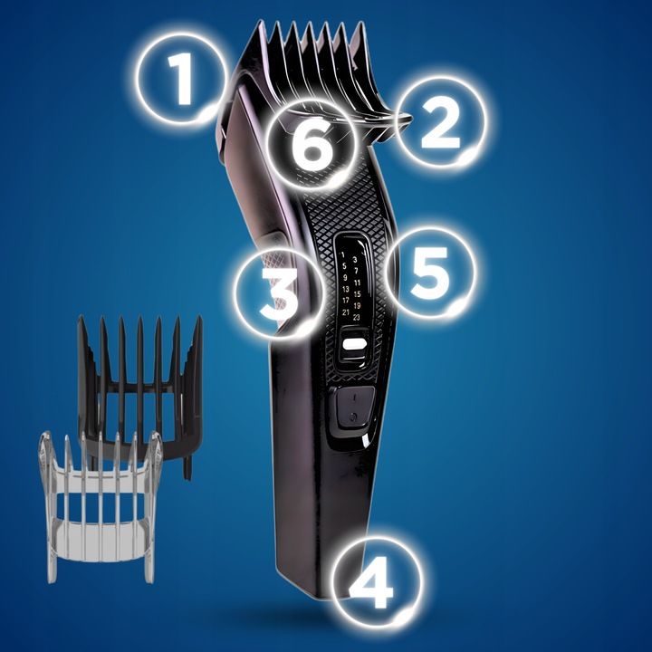 MOCNA MASZYNKA DO STRZYŻENIA WŁOSÓW Philips ZAROSTU BRODY GOLARKA