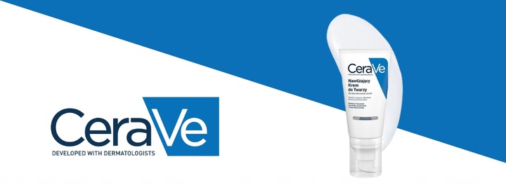 CeraVe Nawilżający Krem do Twarzy - Dla Skóry Normalnej i Suchej 52ml