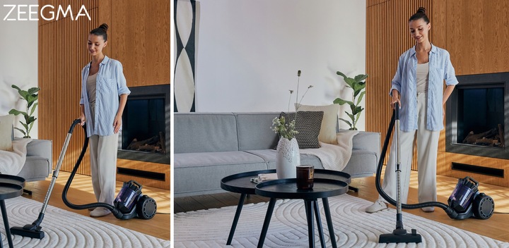 ODKURZACZ CYKLONOWY 4000W BEZ WORKÓW TURBO MOC SYSTEM SSANIA 2,5L ZEEGMA