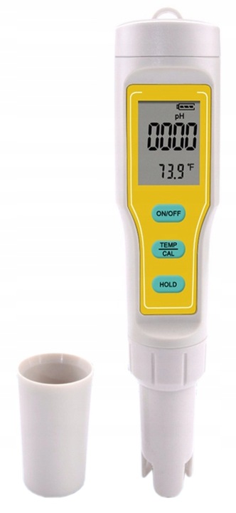 Miernik pH metr tester bufory wody ATC temperatura akwarium kompensacja