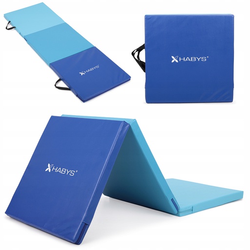 MATERAC GIMNASTYCZNY SKŁADANY DO ĆWICZEŃ REHABILITACJA 180x60x5CM