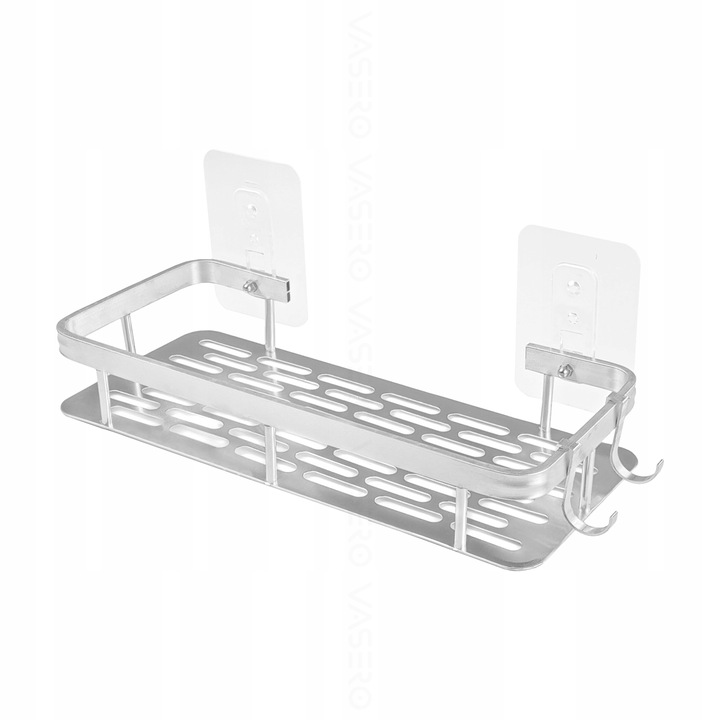 2x PÓŁKA POD PRYSZNIC wisząca samoprzylepna ścienna do łazienki prysznic