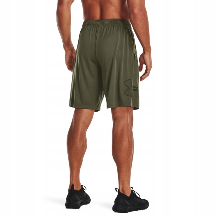 Męskie spodenki treningowe UNDER ARMOUR TECH GRAPHIC SHORT - oliwkowe/khak