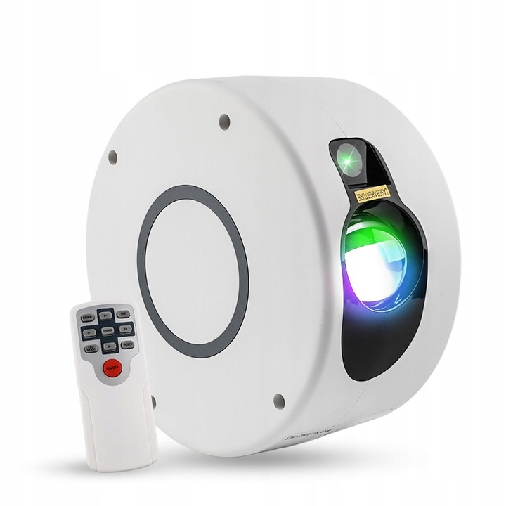 PROJEKTOR GWIAZD NIEBA LAMPKA NOCNA LED RZUTNIK LASEROWY DLA DZIECI + PILOT