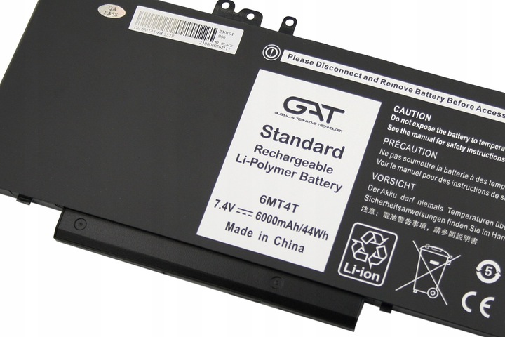 Bateria G5M10 WYJC2 0WYJC2 do Dell Latitude E5270 E5470 E5570 E5750